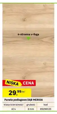 Leroy Merlin Panele podłogowe Dąb Merida oferta