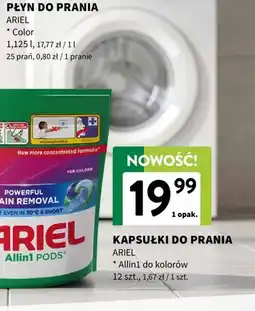 Intermarche Kapsułki do prania Allin1 do kolorów Ariel oferta