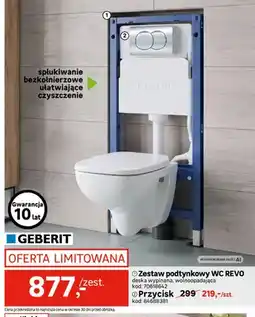 Leroy Merlin Zestaw podtynkowy Wc Revo Geberit oferta