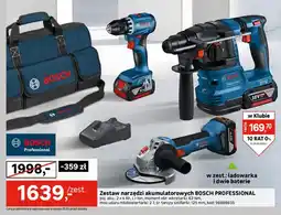 Leroy Merlin Zestaw narzędzi akumulatorowych Bosch Professional oferta