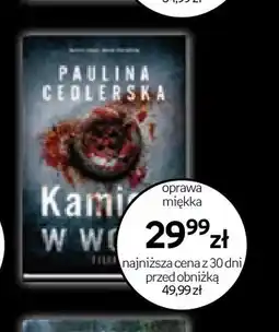 Empik Książka Kamień w wodę Paulina Cedlerska oferta