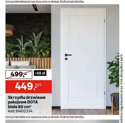 Leroy Merlin Skrzydło drzwiowe pokojowe Dota białe 80 cm oferta