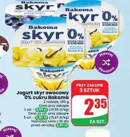 Dino Skyr owocowy Bakoma oferta