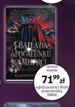 Empik Książka Ballada pocałunku i śmierci Klaudia Wojciechowska oferta