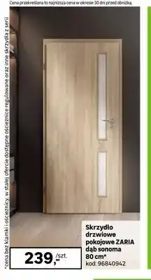 Leroy Merlin Skrzydło drzwiowe pokojowe Zaria dąb sonoma 80 cm oferta