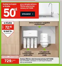 Leroy Merlin Zestaw filtrów odwróconej osmozy AUT3268 Philips oferta