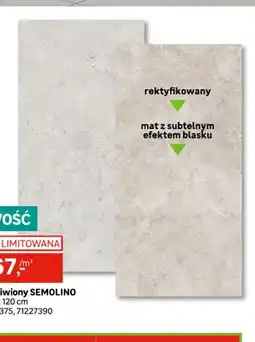 Leroy Merlin Gres szkliwiony Semolino 60x120 cm oferta