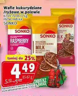 Prim Market Wafle kukurydziane i ryżowe w polewie Sonko oferta