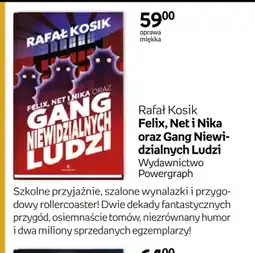 Empik Książka Felix, Net i Nika oraz Gang Niewidzialnych Ludzi Rafał Kosik oferta