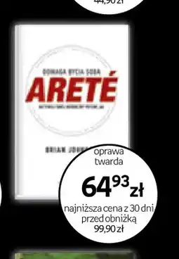 Empik Książka Areté Odwaga bycia sobą Brian Johnson oprawa twarda Galaktyka oferta