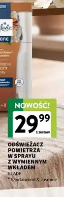 Intermarche Odświeżacz powietrza w sprayu z wymiennym wkładem Glade Sandalwood & Jasmine oferta
