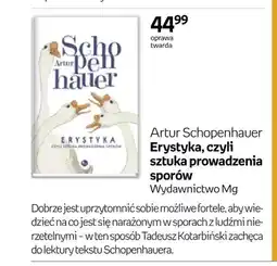 Empik Książka Artur Schopenhauer Erystyka, czyli sztuka prowadzenia sporów oferta