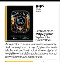 Empik Książka Jean Menzies Mity egipskie Wydawnictwo Naukowe PWN oferta