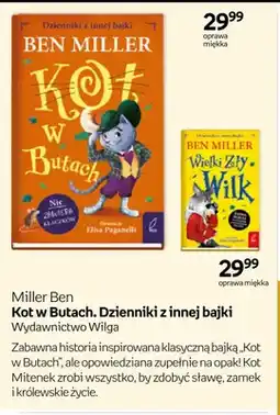 Empik Książka Kot w Butach. Dzienniki z innej bajki Ben Miller oferta