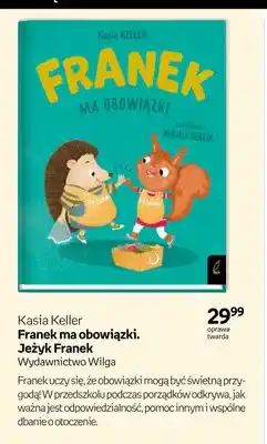 Empik Książka Franek ma obowiązki Jeżyk Franek Kasia Keller oferta
