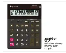 Empik Kalkulator biurowy KAV VC-12 BK Vector oferta