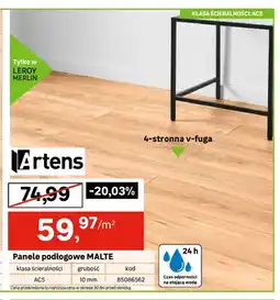 Leroy Merlin Panele podłogowe Malte Artens oferta