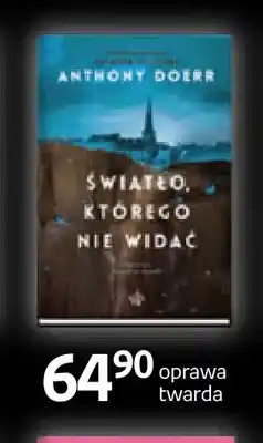 Empik Książka Światło, którego nie widać Anthony Doerr Wydawnictwo Poznańskie oferta