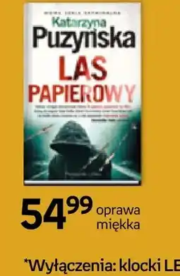 Empik Książka Las papierowy Katarzyna Puzyńska oprawa miękka oferta
