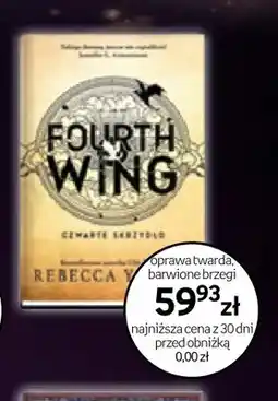Empik Książka Fourth Wing. Czwarte skrzydło Rebecca Yarros oferta