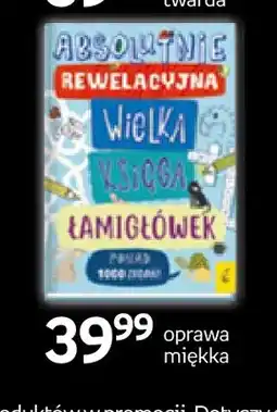 Empik Książka Absolutnie rewelacyjna wielka księga łamigłówek oprawa miękka oferta