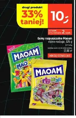 Dealz Gumy rozpuszczalne Maoam oferta