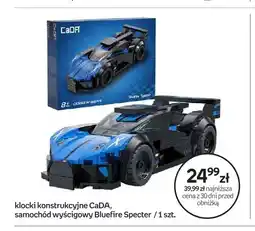 Empik Klocki konstrukcyjne CaDA samochód wyścigowy Bluefire Specter oferta