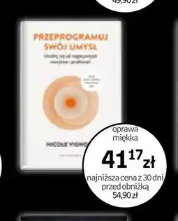 Empik Książka Przeprogramuj swój umysł Nicole Vignola oprawa miękka Galaktyka oferta