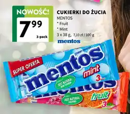 Intermarche Cukierki do żucia Mentos Fruit 3-pak oferta