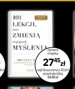 Empik Książka 101 lekcji które zmienią twoje myślenie Brianna Wiest Filia oferta