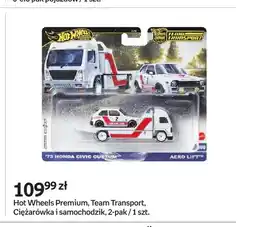 Empik Ciężarówka i samochodzik 2-pak Premium Team Transport Hot Wheels oferta