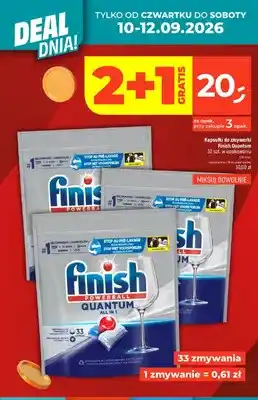 Dealz Kapsułki do zmywarki Finish Quantum oferta