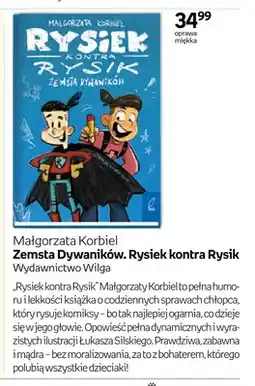 Empik Książka Zemsta Dywaników. Rysiek kontra Rysik Małgorzata Korbiel oferta