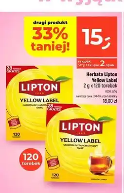 Dealz Herbata Lipton Yellow Label oferta