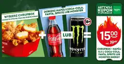 Żabka Zestaw Chrupbox + napój 0,5 l Coca-Cola, Fanta, Sprite lub Monster Energy oferta