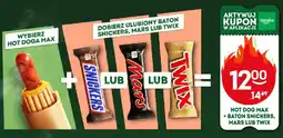 Żabka Zestaw Hot Dog MAX + baton Snickers, Mars lub Twix oferta