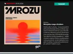 Empik Płyta CD Mrozu Wszystko czego chciałem oferta
