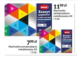 Empik Wycinanka samoprzylepna metalizowana A5 Rexus oferta