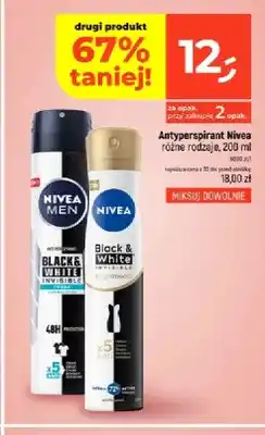 Dealz Antyperspirant Nivea Men Black & White Invisible Fresh oferta