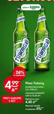 Żabka Piwo Tuborg oferta
