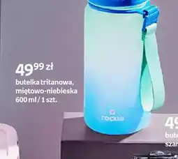 Empik Butelka tritanowa miętowo-niebieska 600 ml Rockle oferta