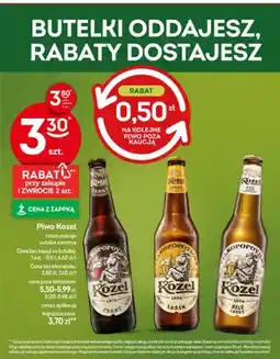 Żabka Piwo Kozel Černý oferta