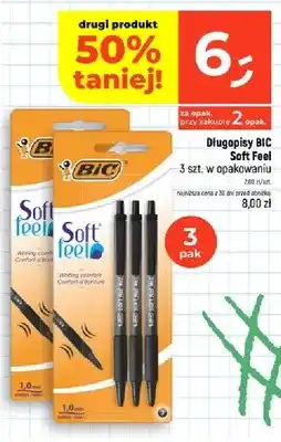 Dealz Długopisy BIC Soft Feel 3-pak oferta