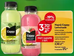 Żabka Napój Cappy Lemonade zero cukru smak cytryny i truskawki oferta