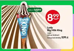Żabka Lody Big Milk King rożek oferta