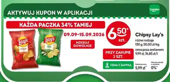 Żabka Chipsy Lay's oferta