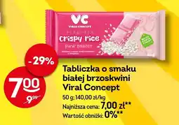 Żabka Tabliczka o smaku białej brzoskwini Viral Concept oferta