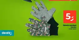 Dealz Rękawice ogrodowe damskie oferta