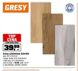 OBI Gresy szkliwione Ashville oferta