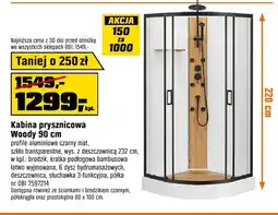 OBI Kabina prysznicowa Woody 90 cm oferta